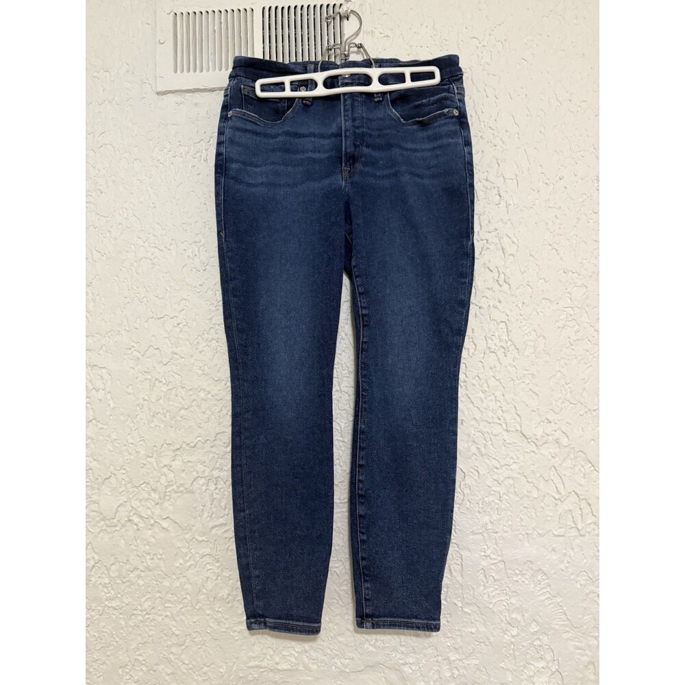 Good American GOOD PETITE SKINNY JEANS Blue  Size 12/31